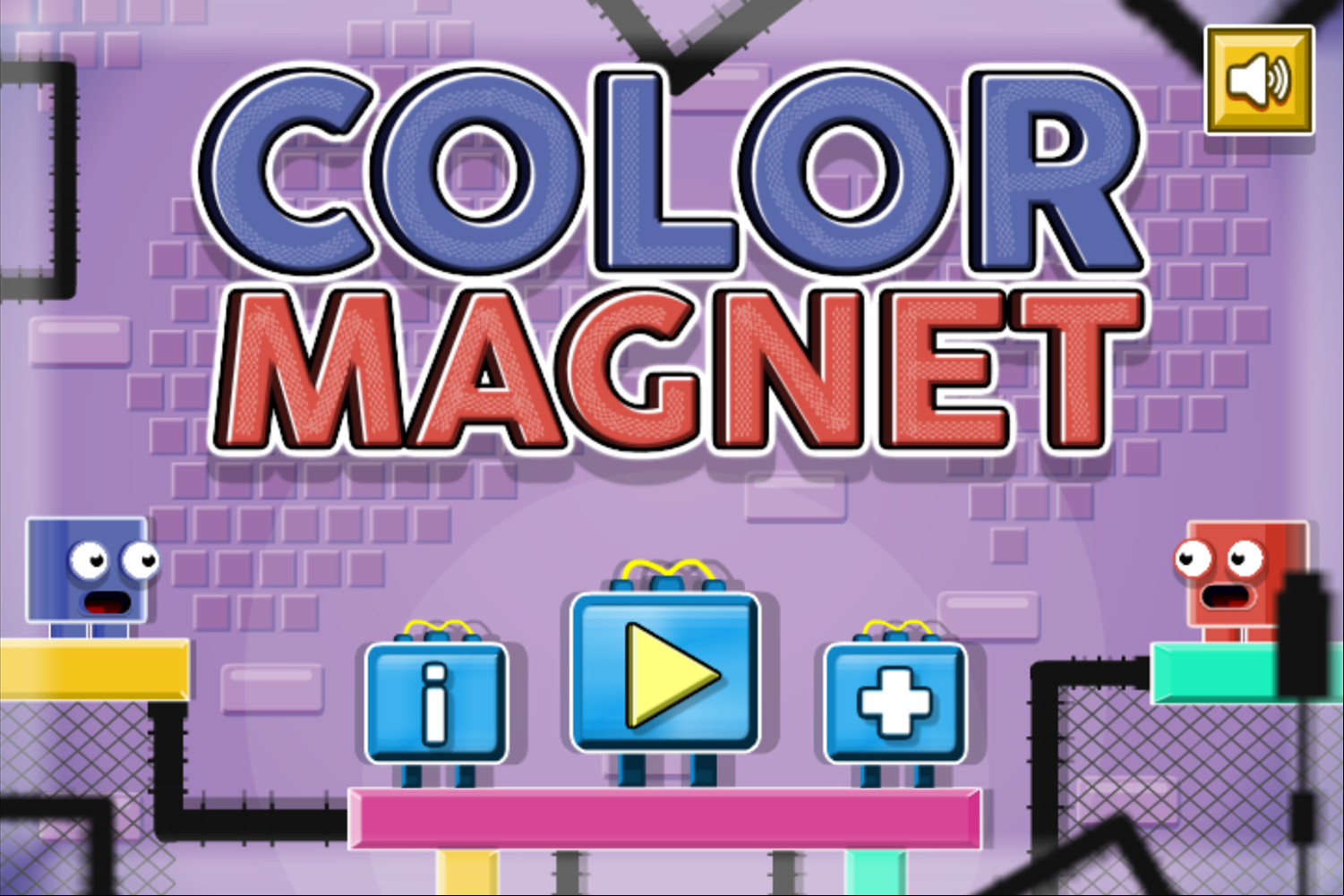 Color Magnet Game Welcome Screen Screenshot.