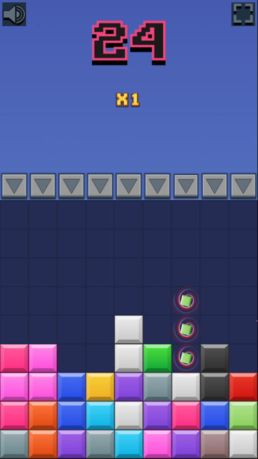 Color Match 3 Game Progress Screenshot.