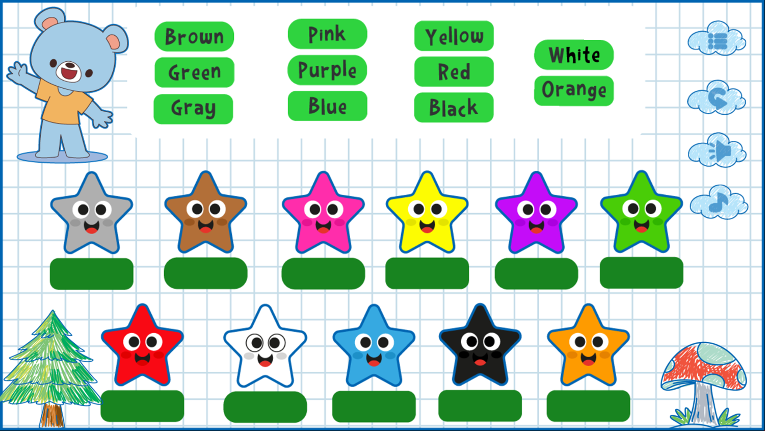 Color Match Game Start Screenshot.