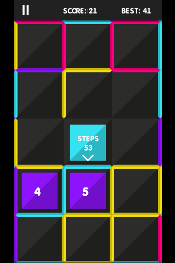Color Maze Game Screenshot.