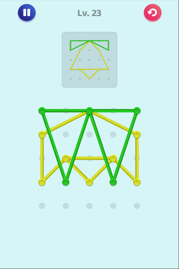 Color Strings Game Screenshot.