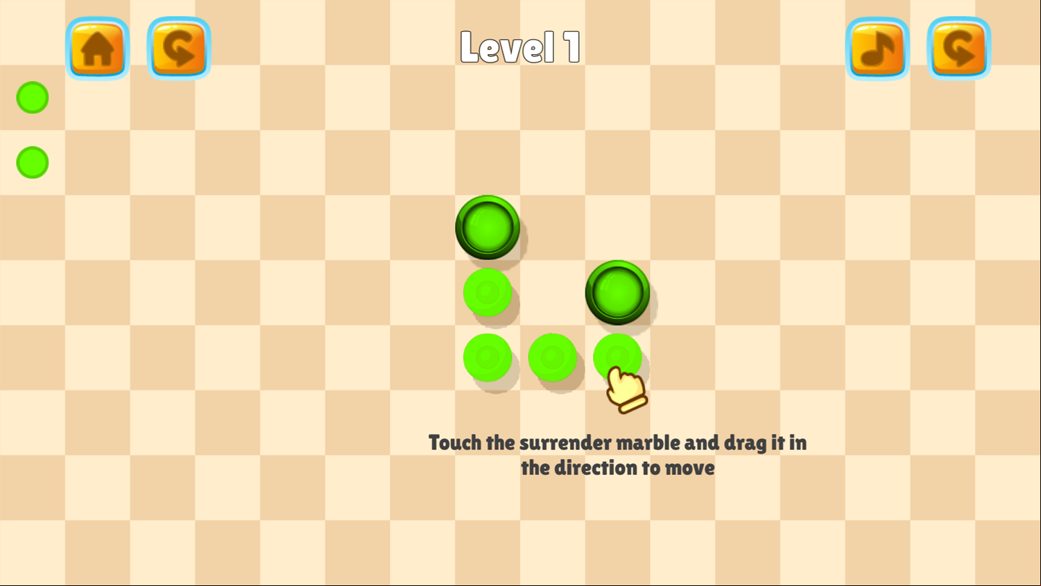 Color Strips Game Level Start Screenshot.
