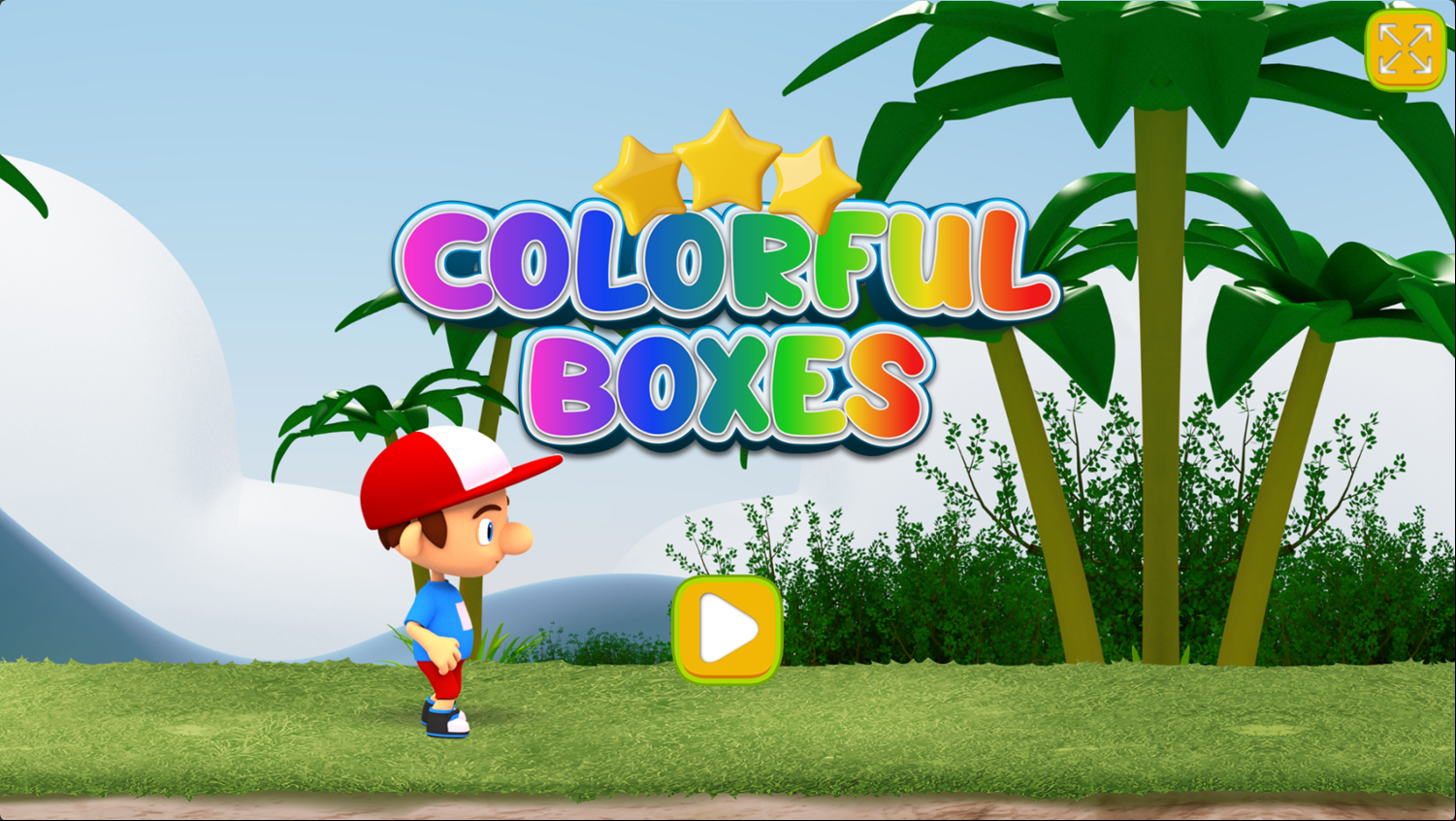 Colorful Boxes Game Complete Screenshot.