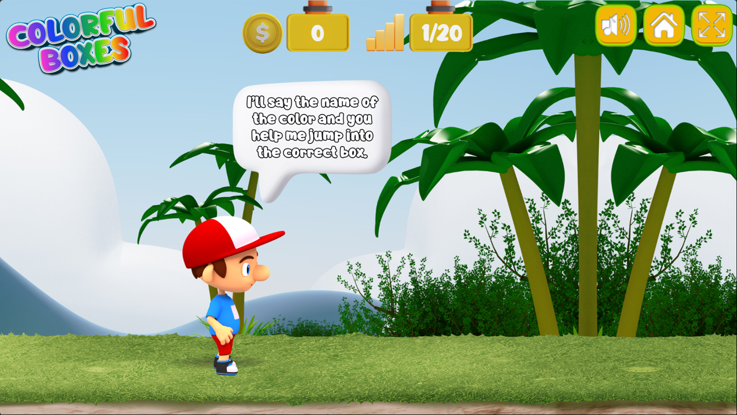 Colorful Boxes Game How To Play Screenshot.
