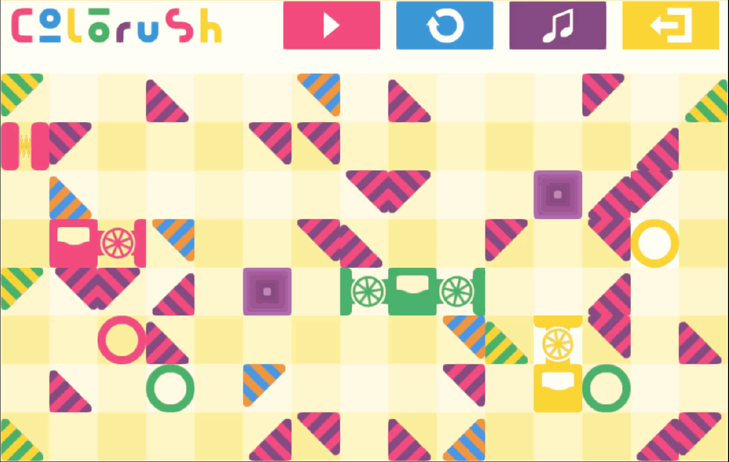 Colorush Game Level 31 Screenshot.
