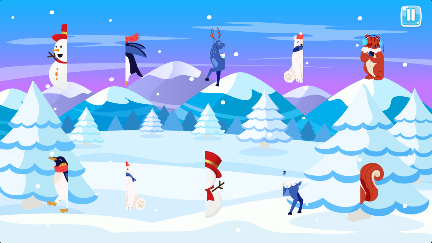 Complete The Pieces Game Final Level Screenshot.