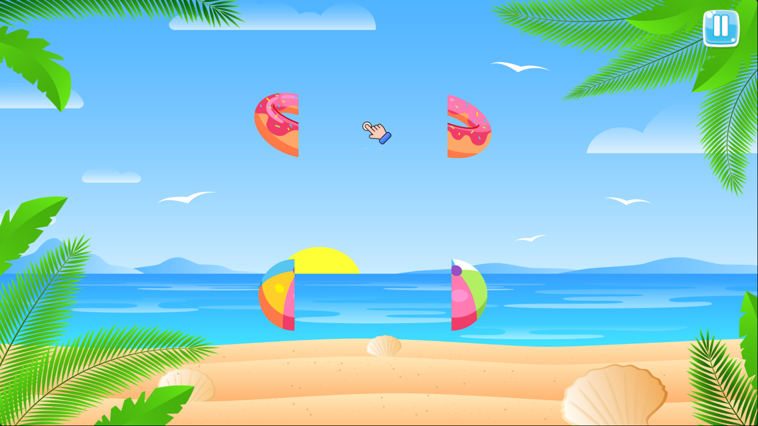 Complete The Pieces Game How To Play Screenshot.
