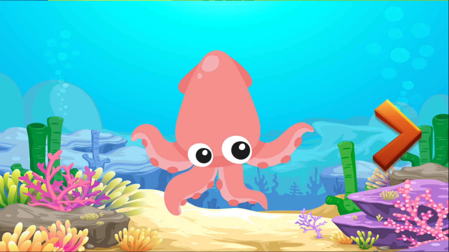 Connect the Dots Ocean Game Drawn Screenshot.
