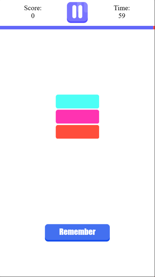 Construct Color Game Start Screenshot.