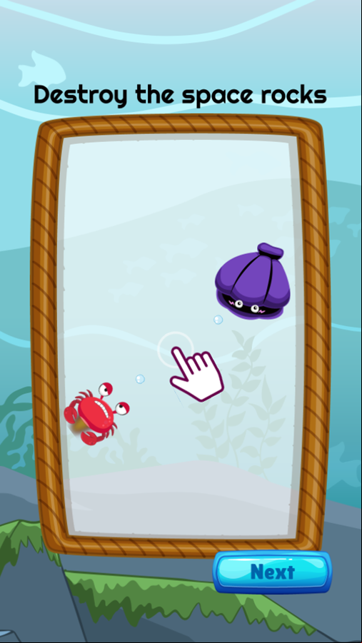 Crab Shooter Game How To Play Screenshot.