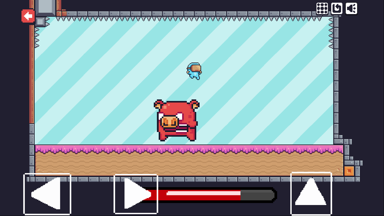 Crazy Journey Game Boss Fight Screenshot.