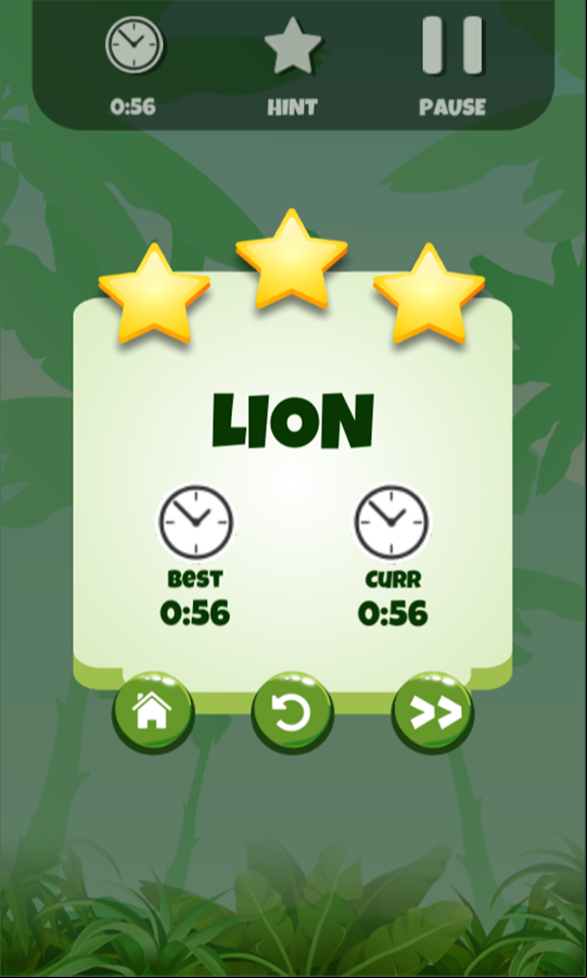 Cross Connect Adventure Game Level Complete Screenshot.
