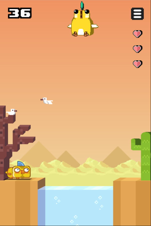Crossy Cat Game Third Boss Battle Screenshot.
