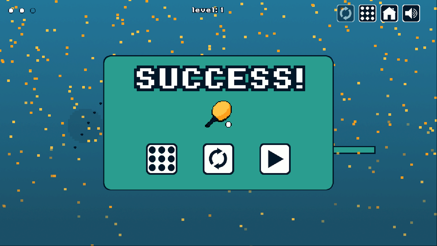 Cup and Ball Challenge Game Level Complete Screenshot.