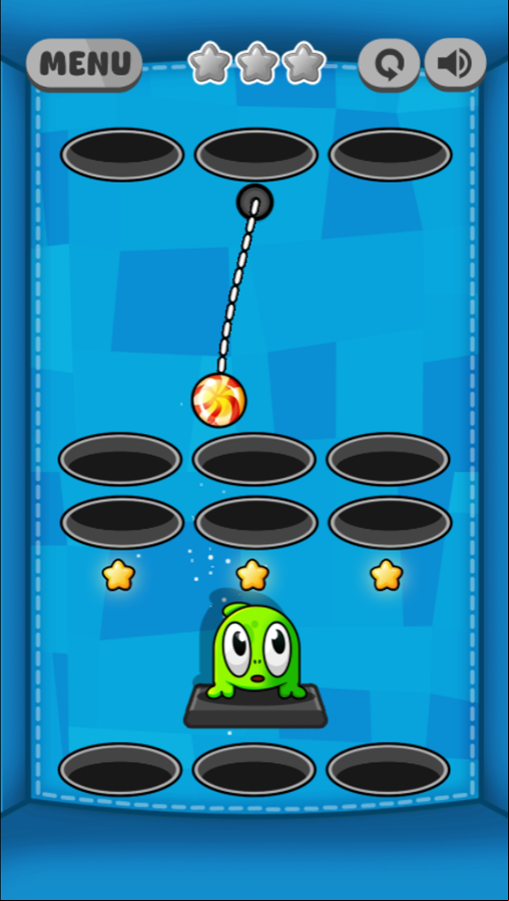 Cut The Candy Game Final Level Screenshot.