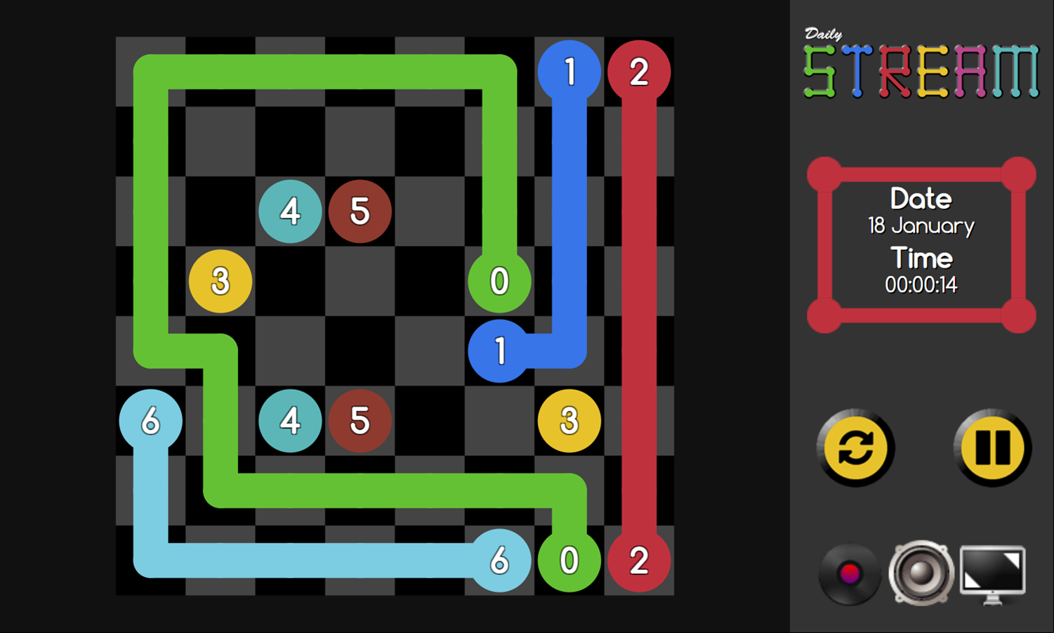 Daily Stream Game Play Screenshot.