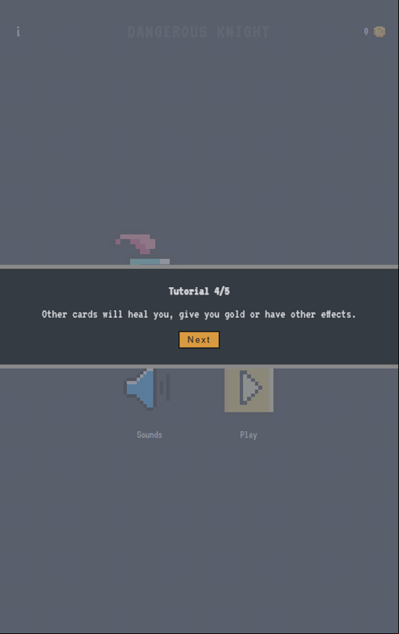 Dangerous Knight Game Play Tips Screenshot.