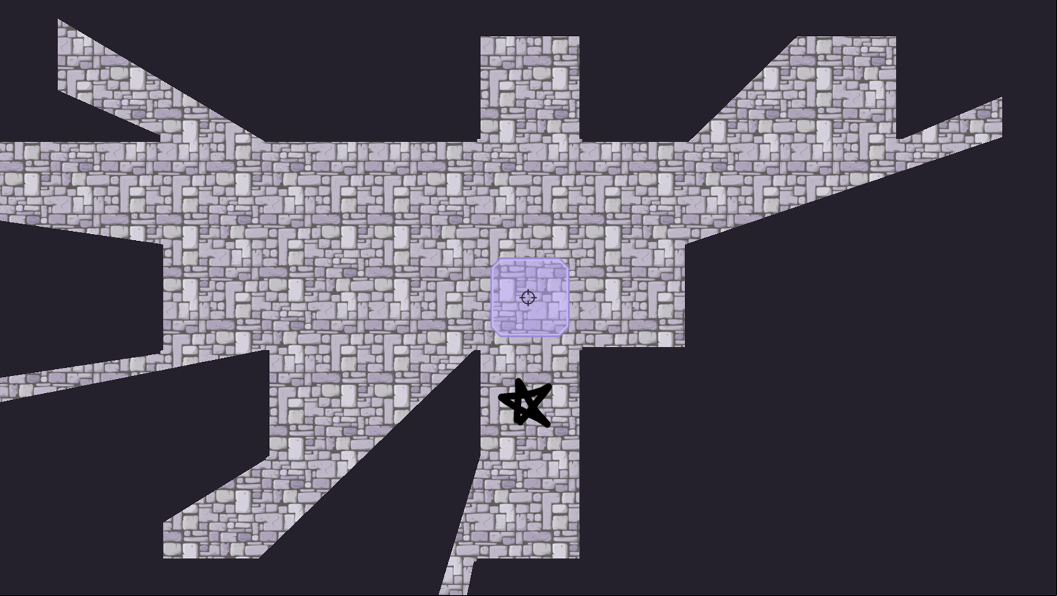 Dark Maze Game Play Screenshot.