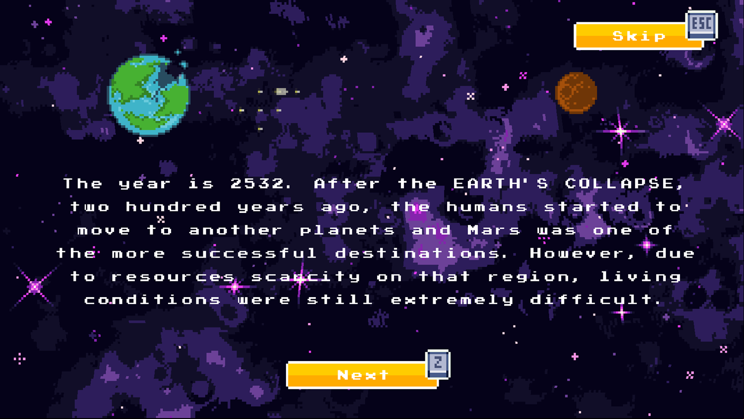 Defence Game Intro Screenshot.