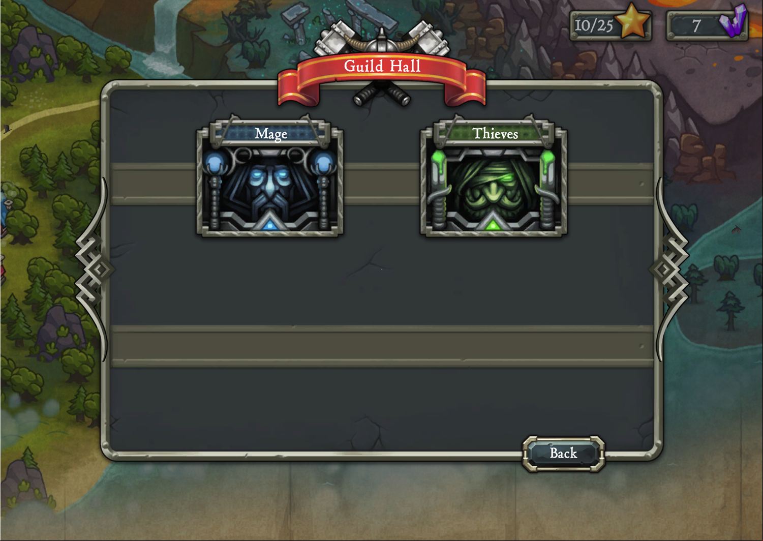 Defentures Game Guild Hall Screen Screenshot.