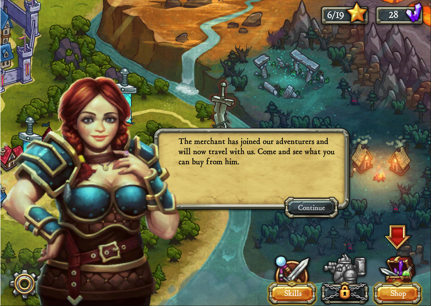 Defentures Game Merchant Unlocked Screenshot.