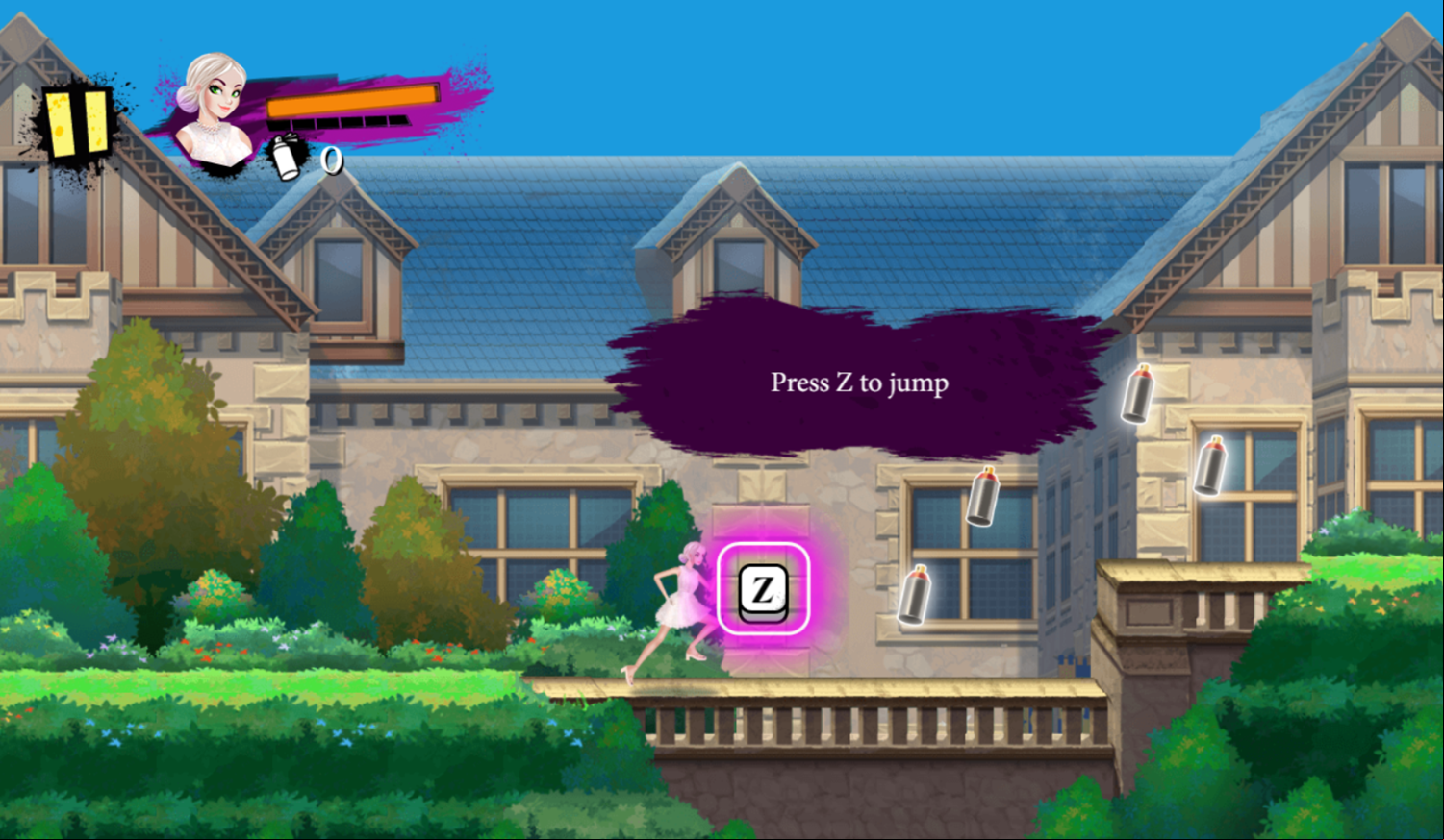 Descendants 2 Mal vs Uma Game Controls Screenshot.
