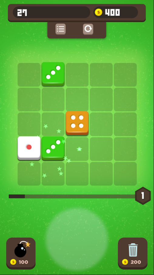 Dice Merge Game Play Screenshot.