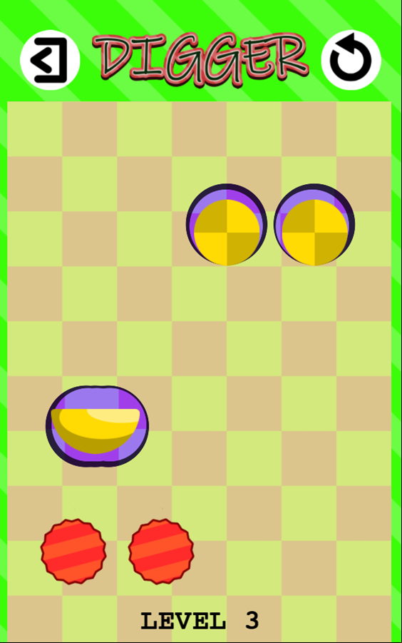 Digger Game Next Level Screenshot.