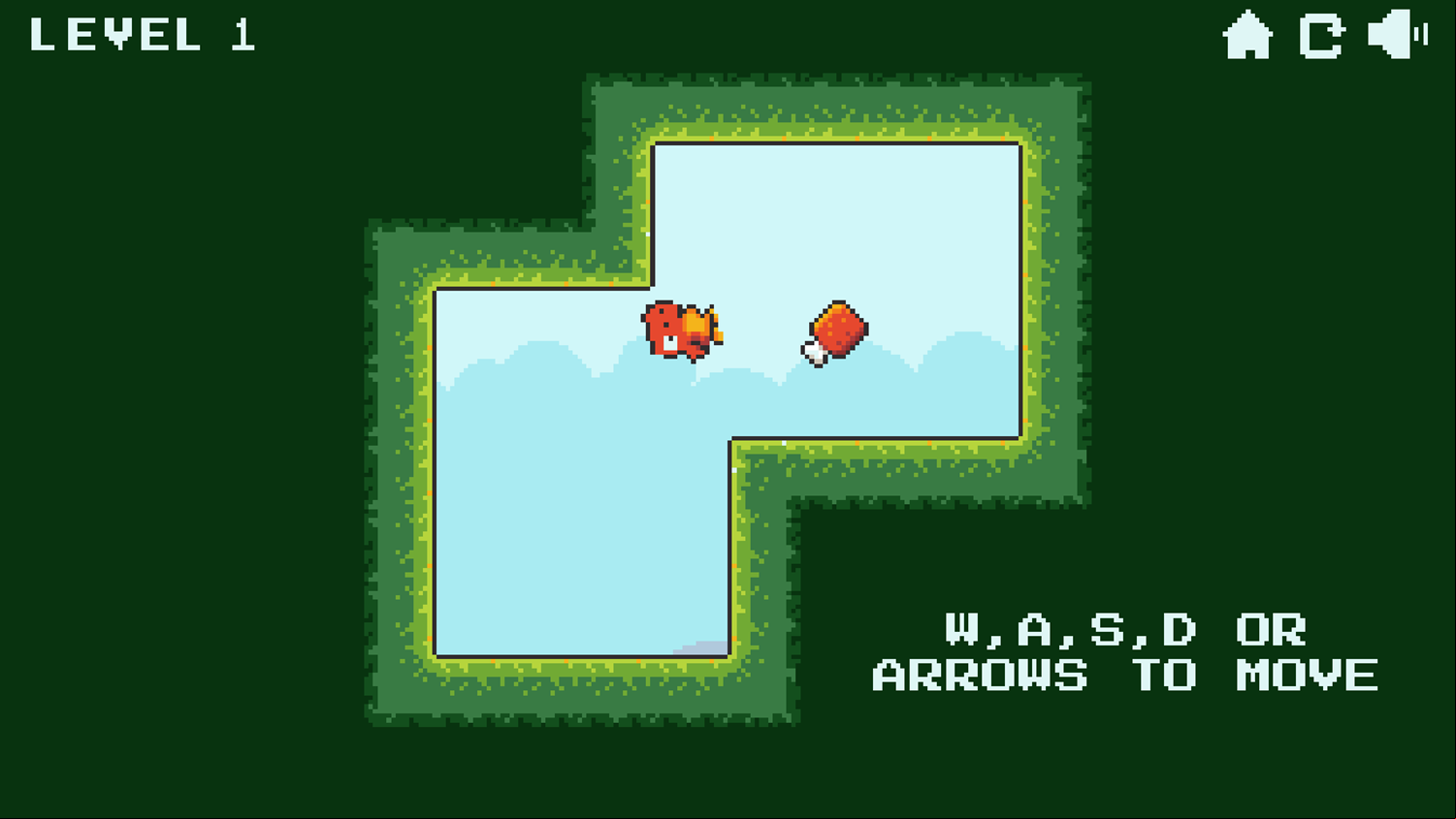Dino Grub Game Level With Spikes Screenshot.