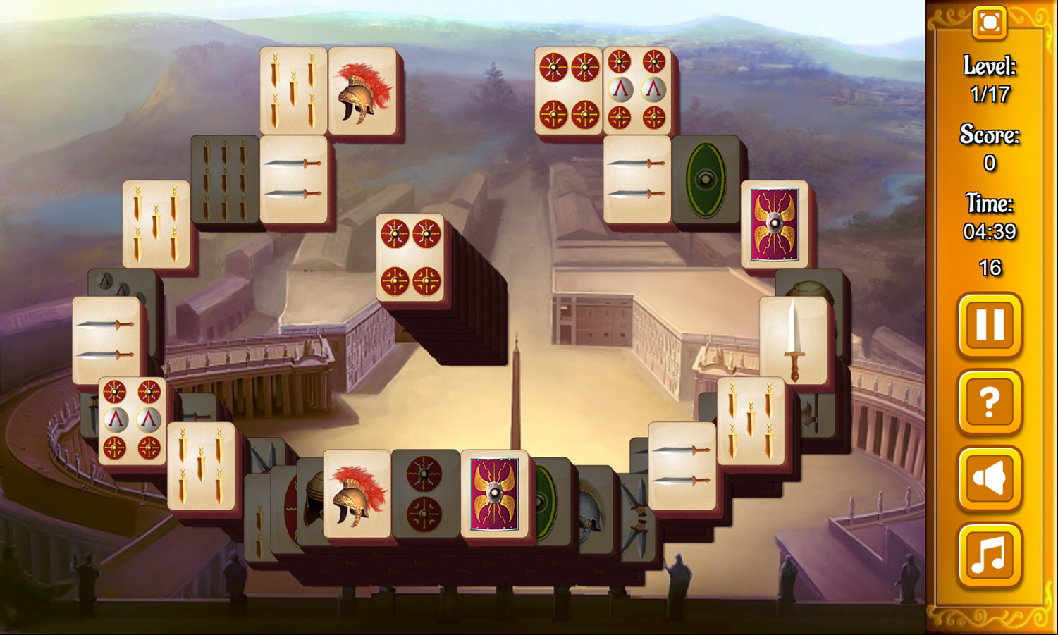 Discover Ancient Rome Game Start Screenshot.
