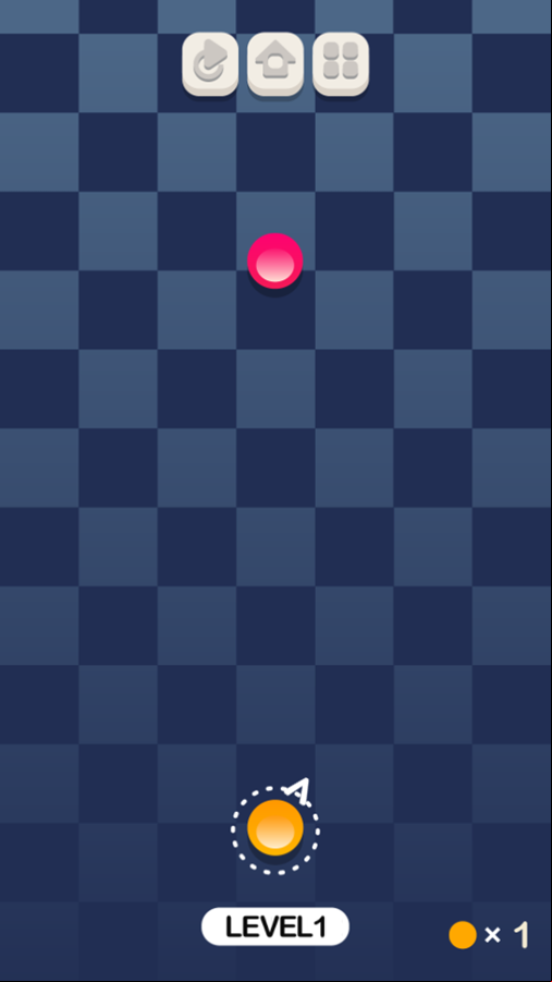 Disk Throw Game Level Start Screenshot.