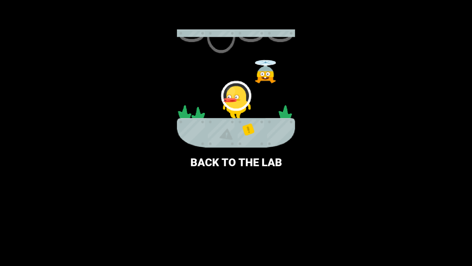 DocDuck Cells and Life Game Back to the Lab Screen Screenshot.