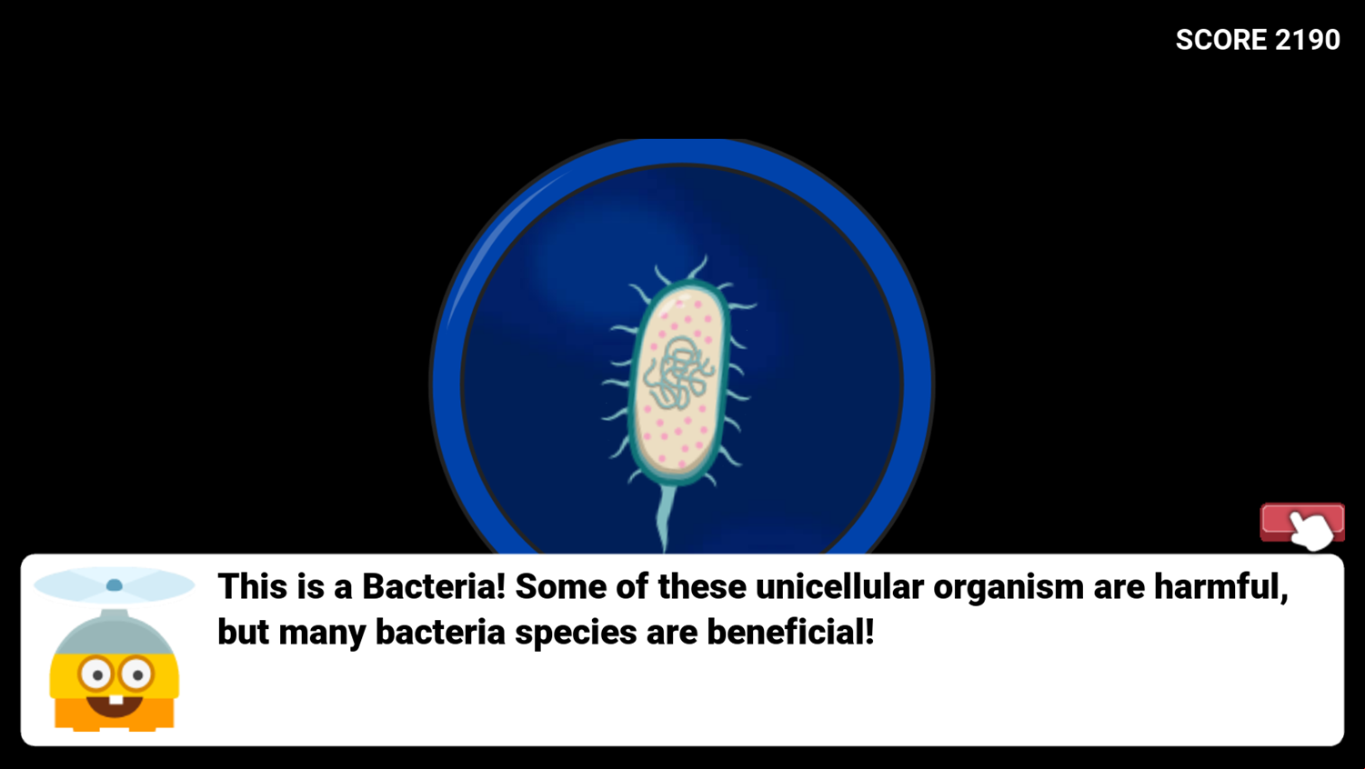 DocDuck Cells and Life Game Bacteria Screenshot.
