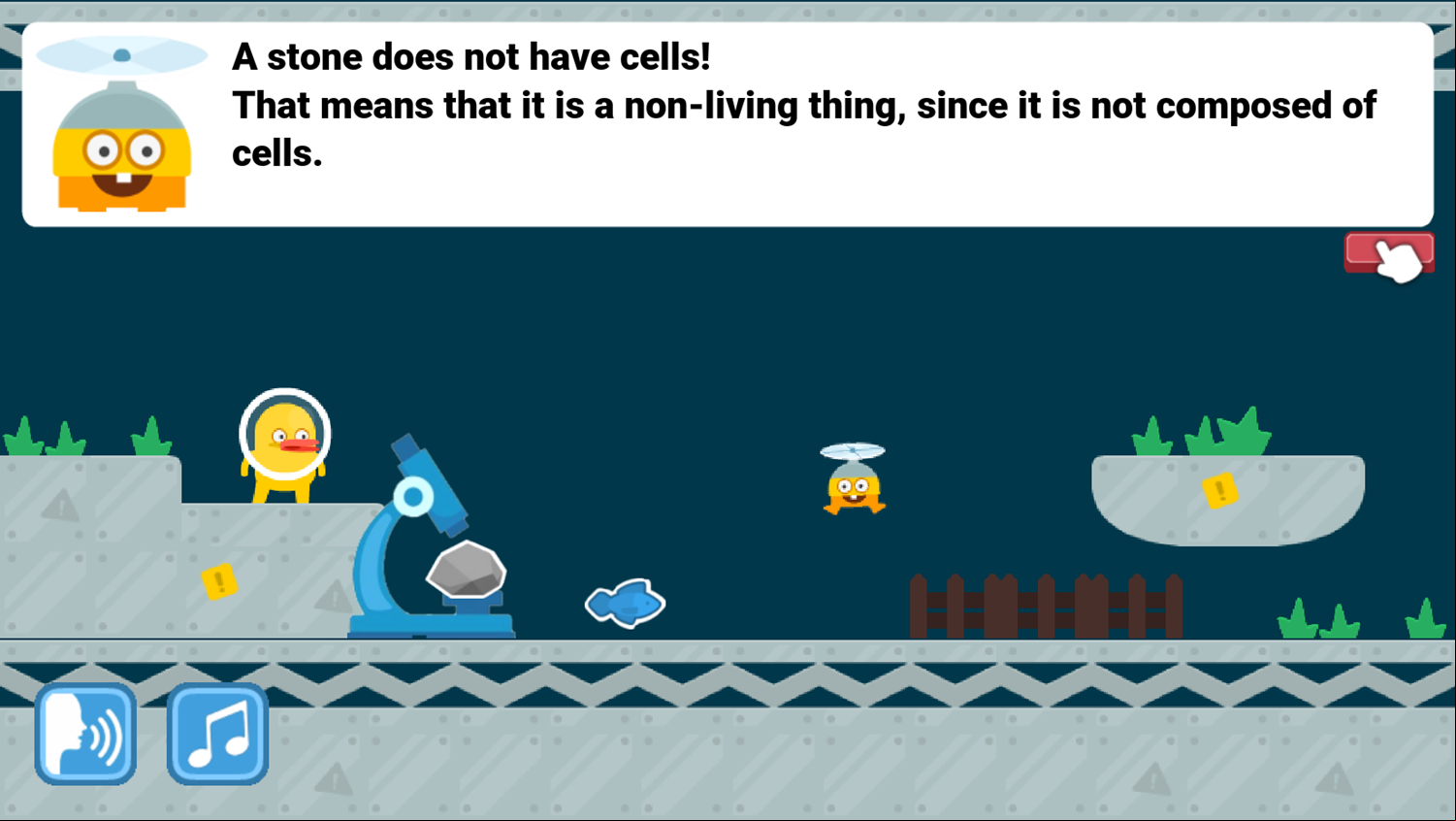 DocDuck Cells and Life Game Stones Do Not Have Cells Screenshot.