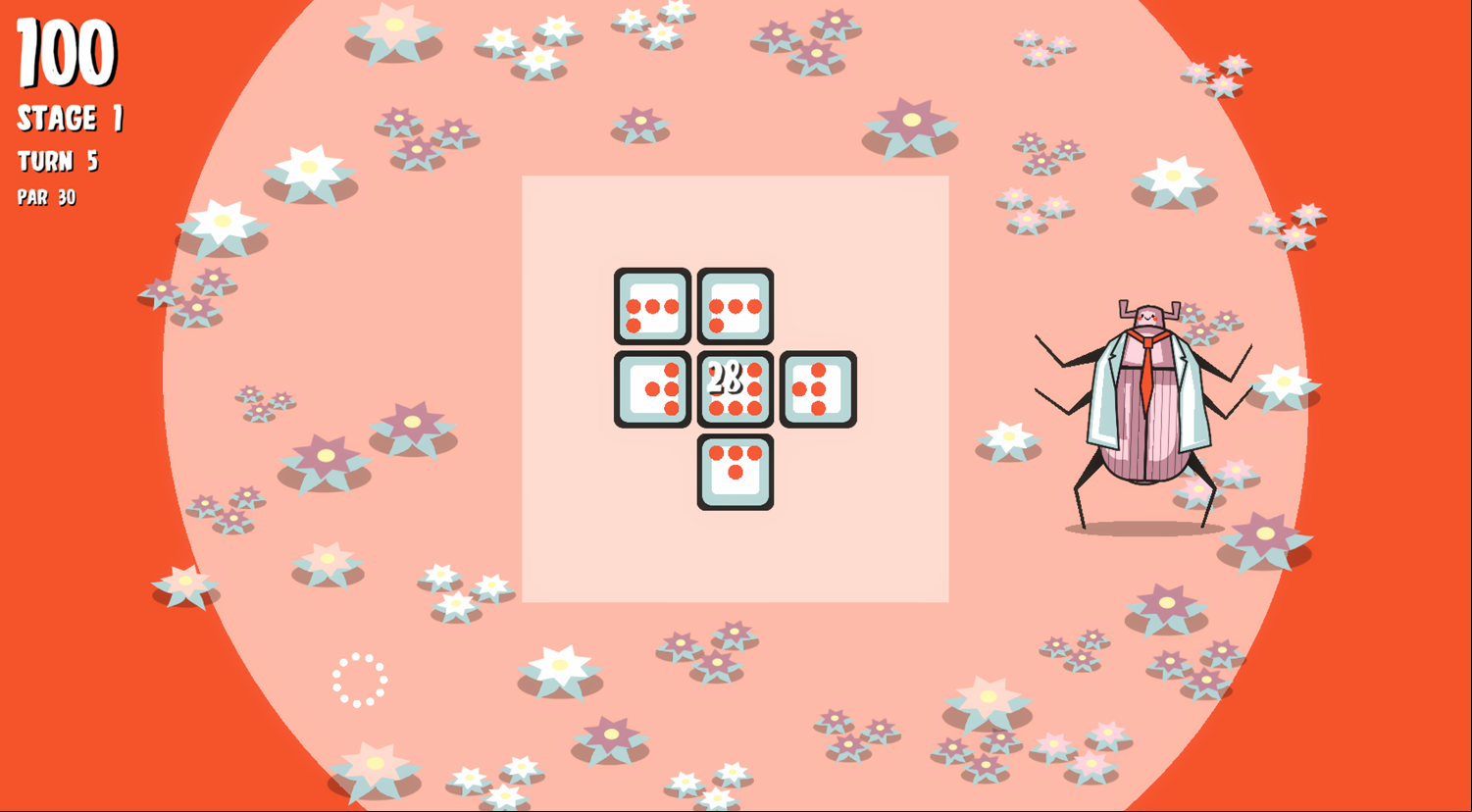 Domino With Cards Game Play Screenshot.