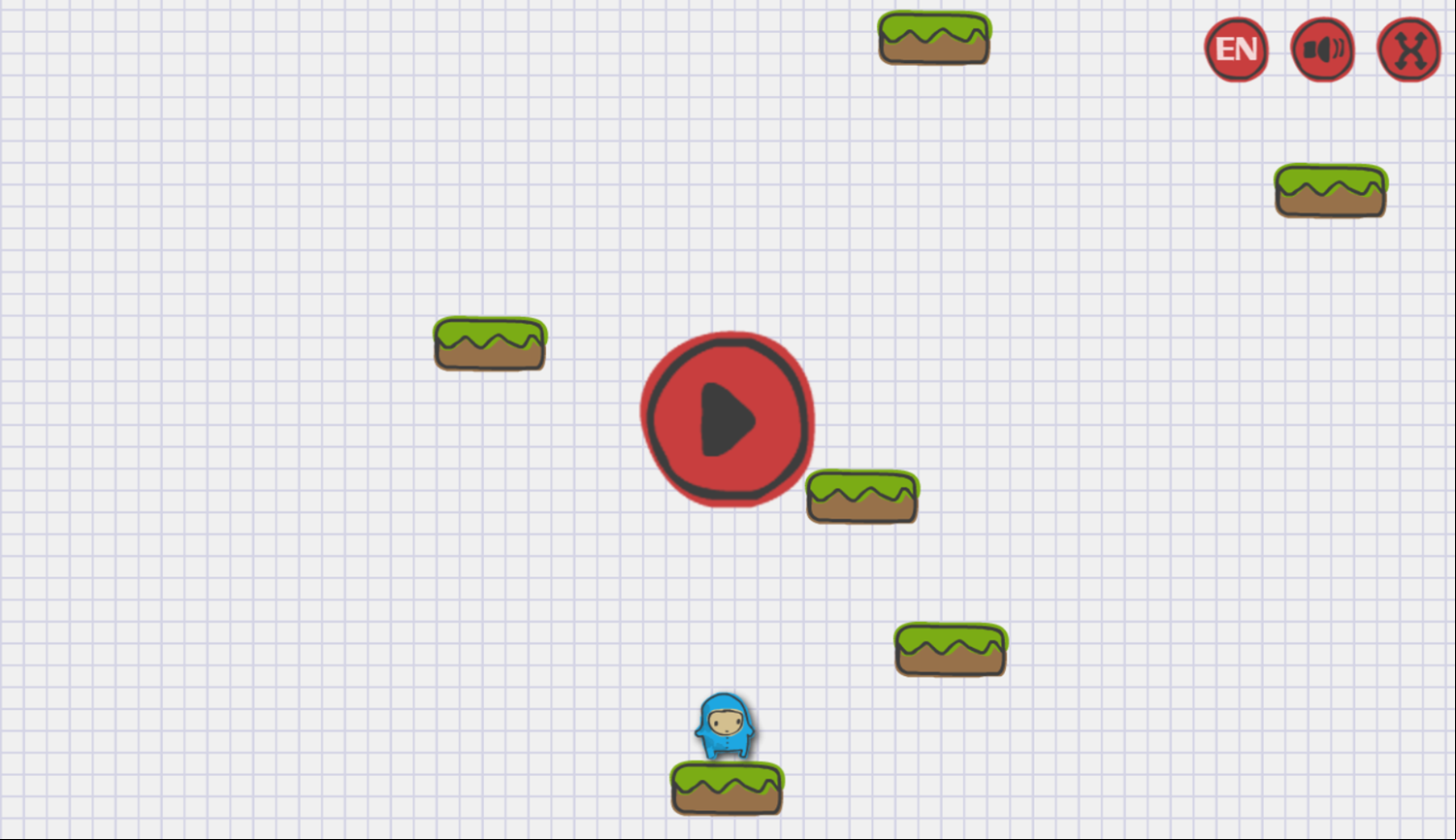 Doodle Jump Extra Game Welcome Screen Screenshot.