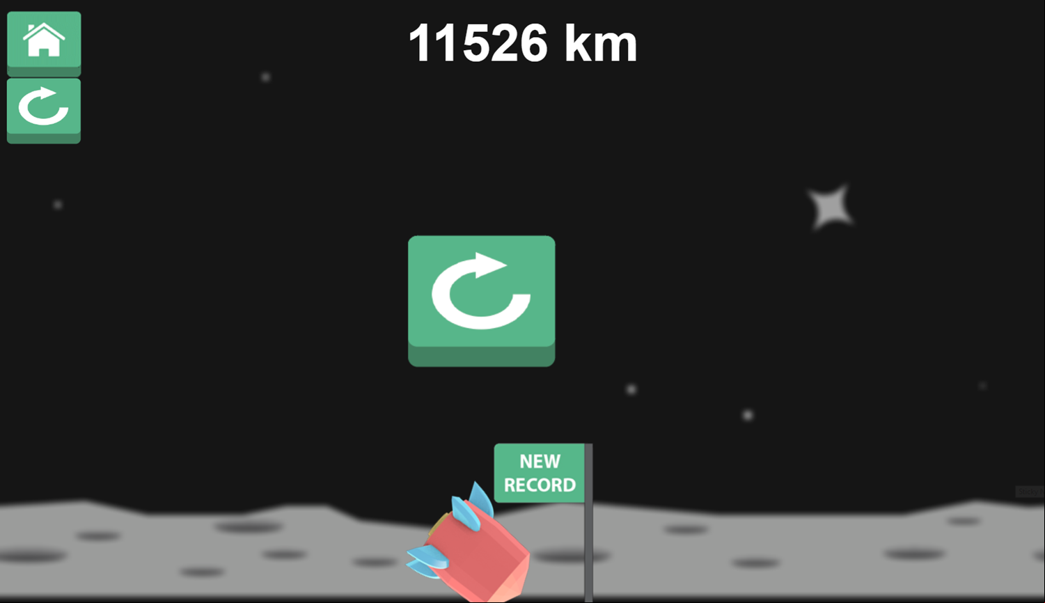 Dr Rocket Game New Record Screenshot.