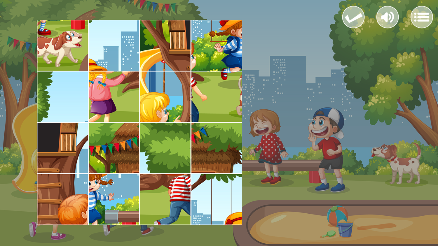 Drag Puzzle Game Level Challenge Screenshot.