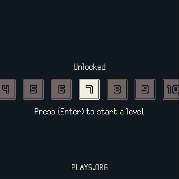 Drunken Warrior Game Level Select Screenshot.