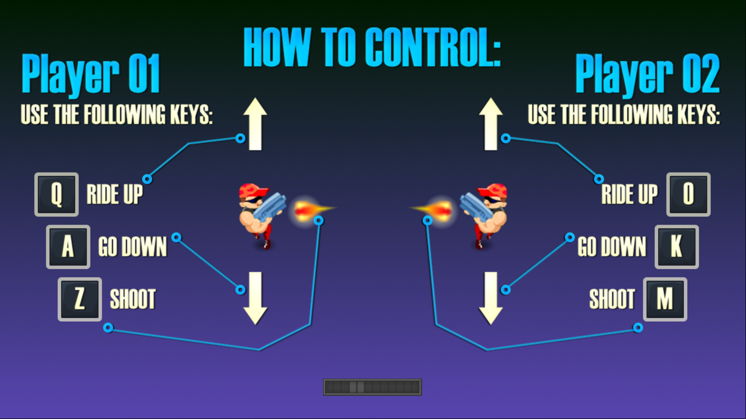 Dual With Death Game Controls Screenshot.