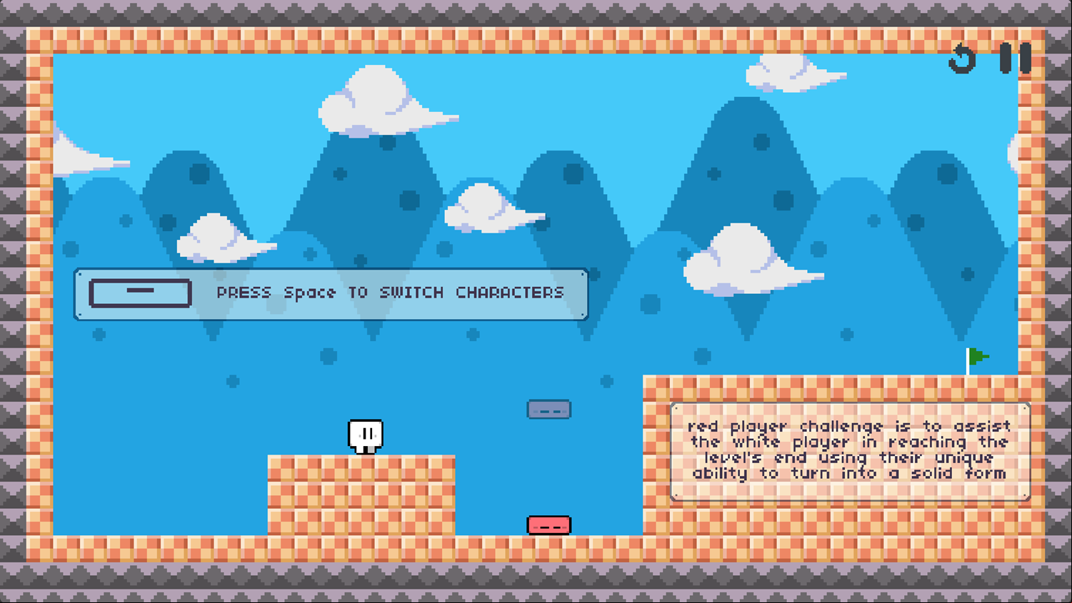 DualMind Quest Game Instructions Screenshot.
