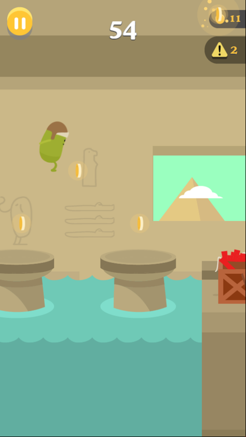 Dumb Ways to Die 3 World Tour Game Pyramid Run Play Screenshot.
