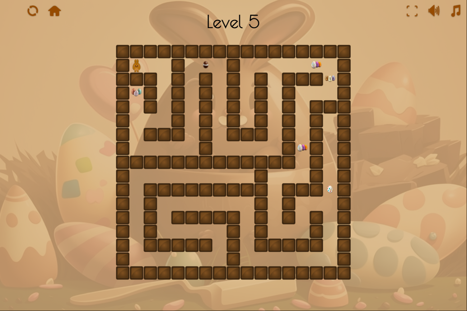 Easter Maze Game Next Level Screenshot.