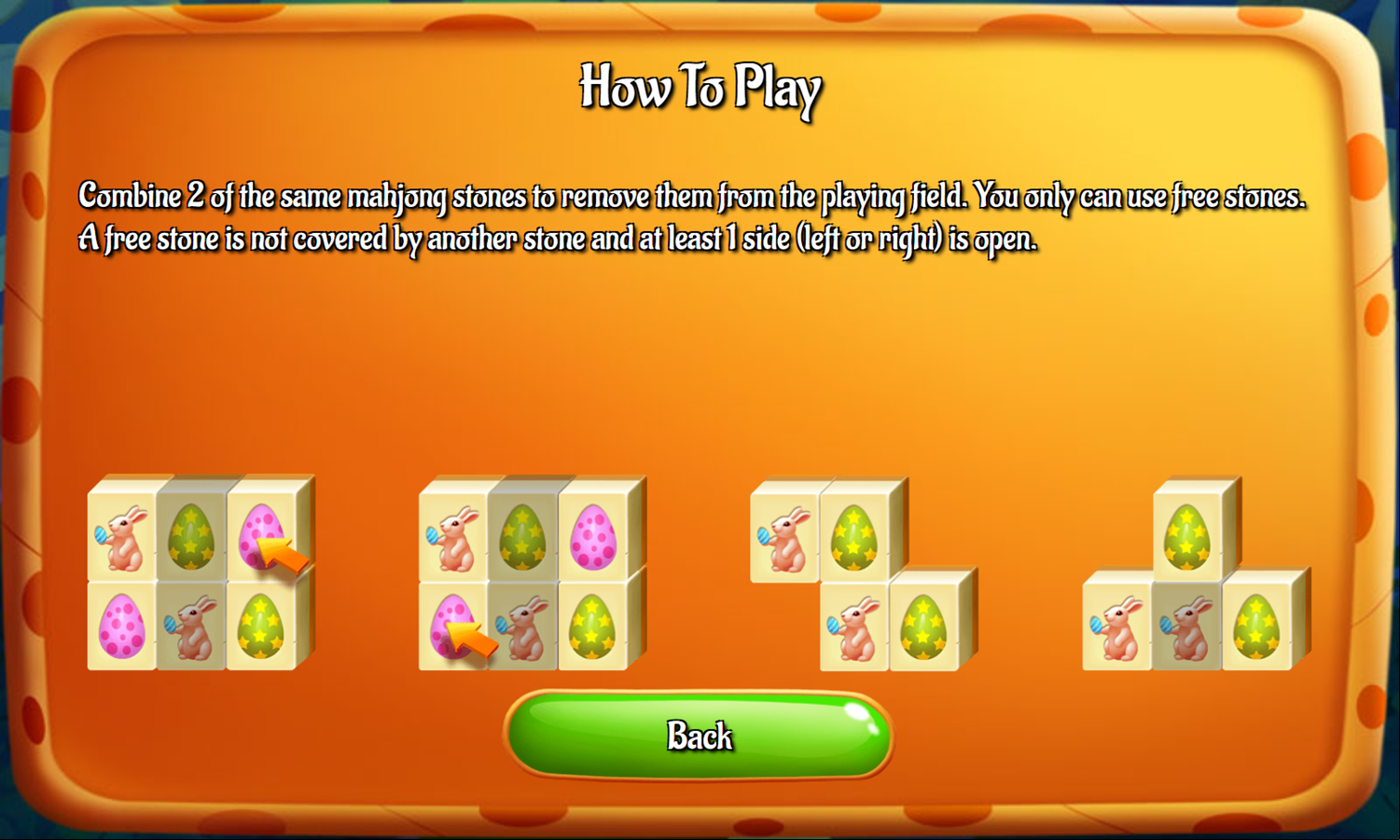 Easter Pile Game How To Play Screenshot.