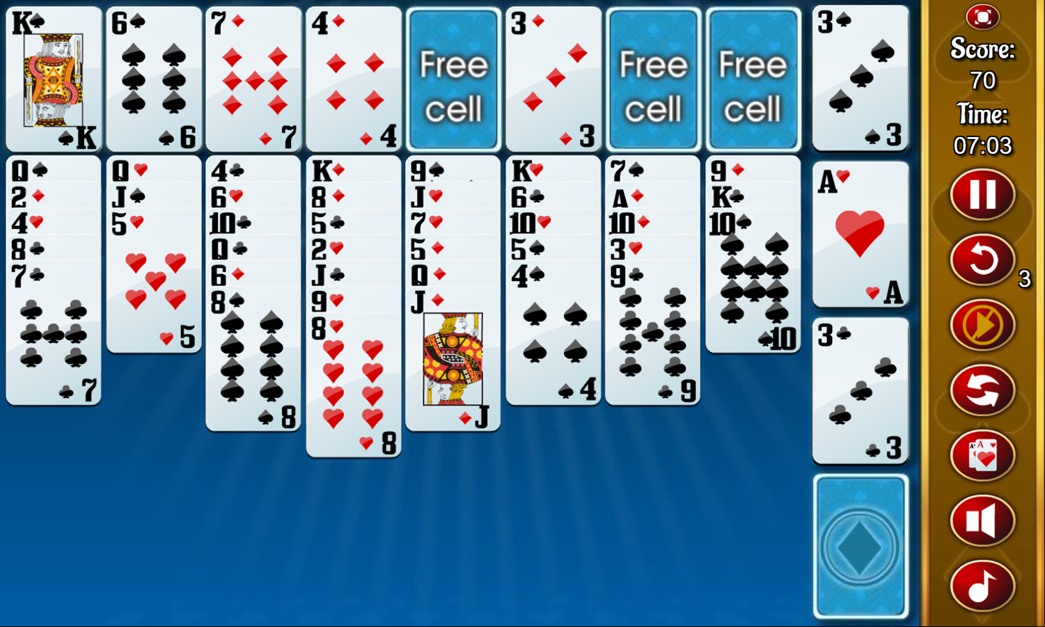 Eight Off Game Play Screenshot.