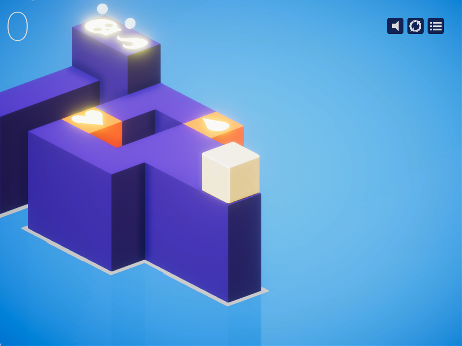 Elemental Cubed Game Next Level Screenshot.
