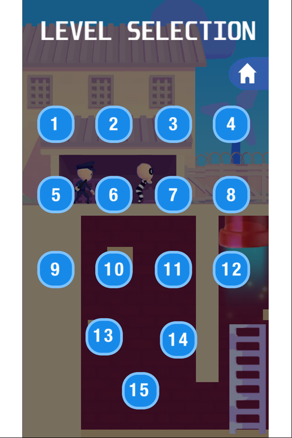 Escape Masters Level Select Screenshot.