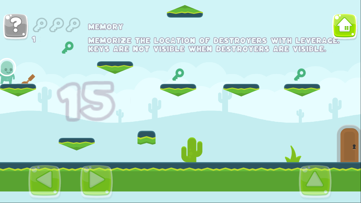 Escape Platform Puzzle Game Level Challenge Screenshot.