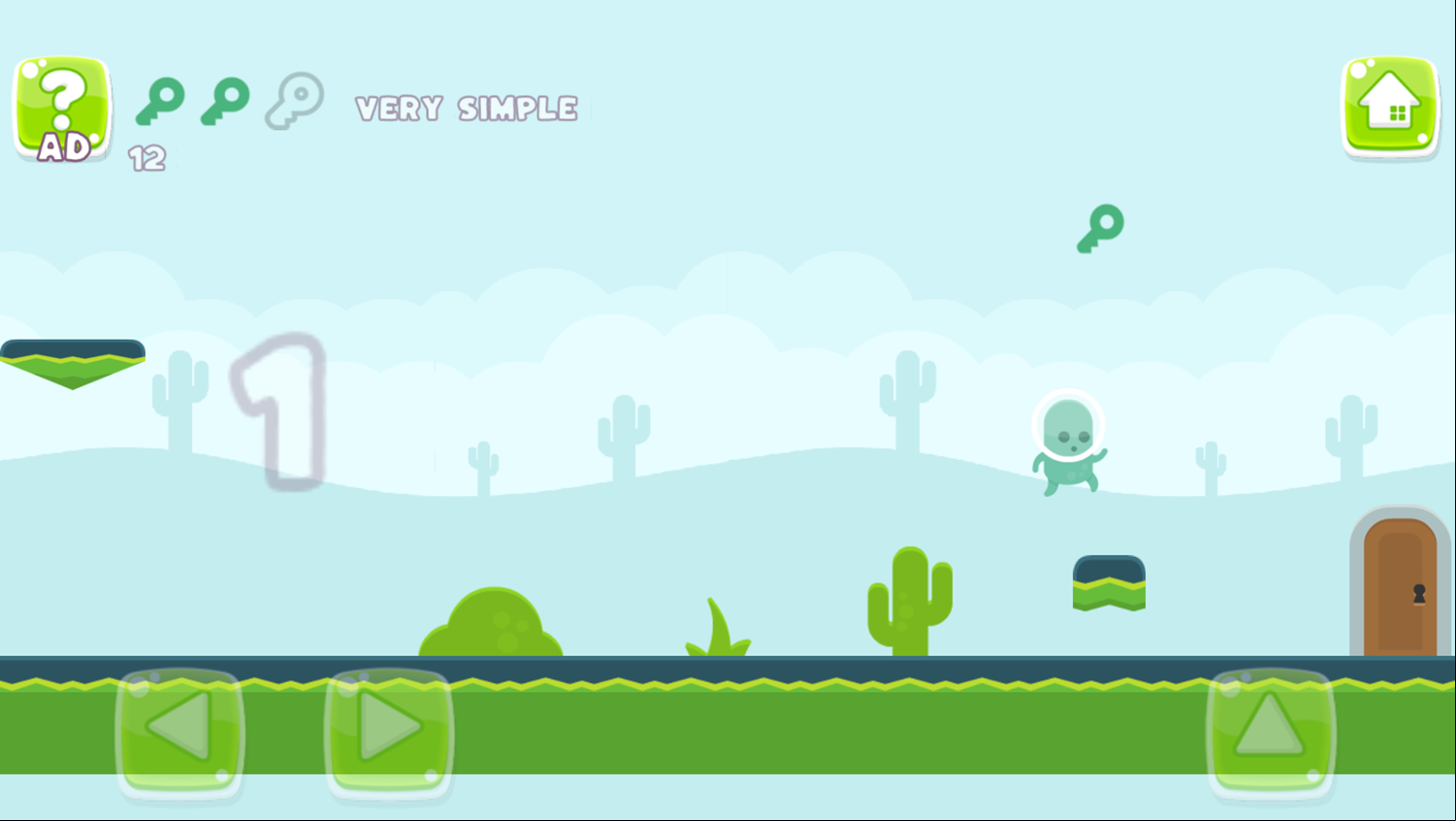 Escape Platform Puzzle Game Level Play Screenshot.