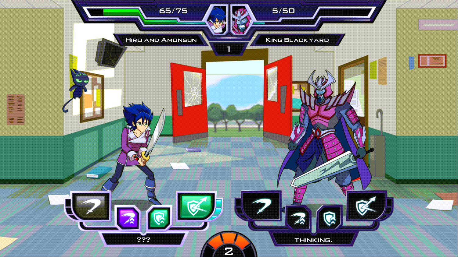 Exchange Student Zero Battle Day Brawl Game Screenshot.